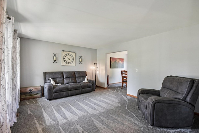 5509 Hickory Grove Ct, Plainfield, IL 60586 - living area with carpet flooring and baseboards