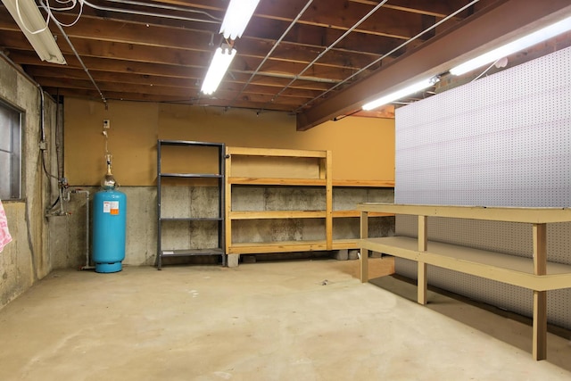 22039 W N Ave, Antioch, IL 60002 - below grade area featuring a workshop area and a water pressure tank