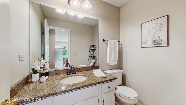 654 Linden Dr, Carol Stream, IL 60188 - bathroom featuring vanity and toilet