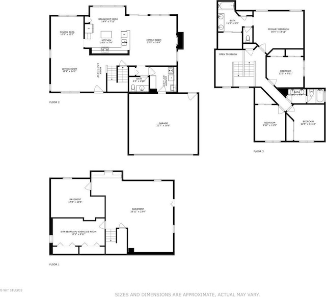 654 Linden Dr, Carol Stream, IL 60188 - view of home floor plan