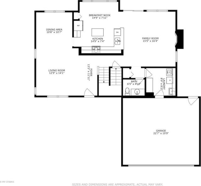 654 Linden Dr, Carol Stream, IL 60188 - view of floor plan / room layout