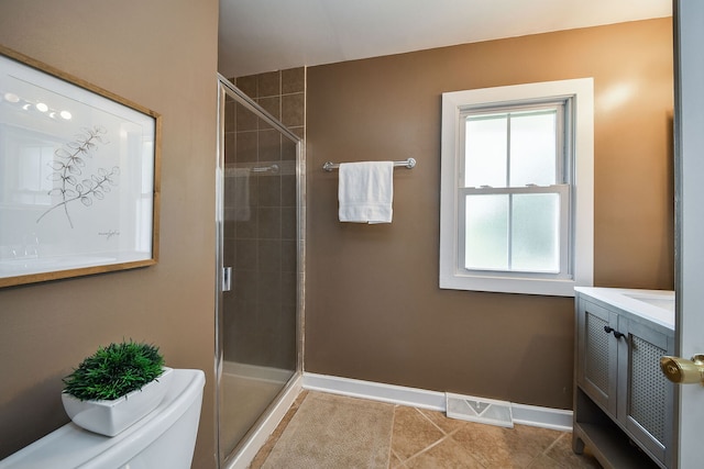 1747 Pleasant Ave, Saint Charles, IL 60174 - full bath featuring a shower stall, vanity, and tile patterned floors