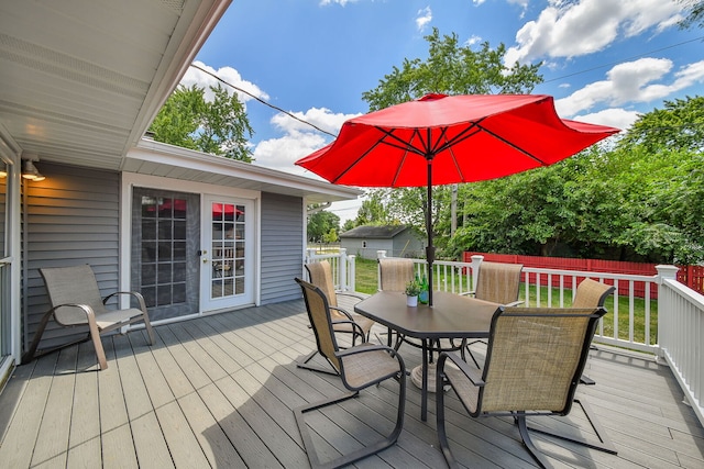1747 Pleasant Ave, Saint Charles, IL 60174 - deck with outdoor dining space