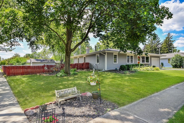 1747 Pleasant Ave, Saint Charles, IL 60174 - view of front facade featuring a chimney and a garage