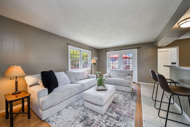 1747 Pleasant Ave, Saint Charles, IL 60174 - living area with a textured ceiling