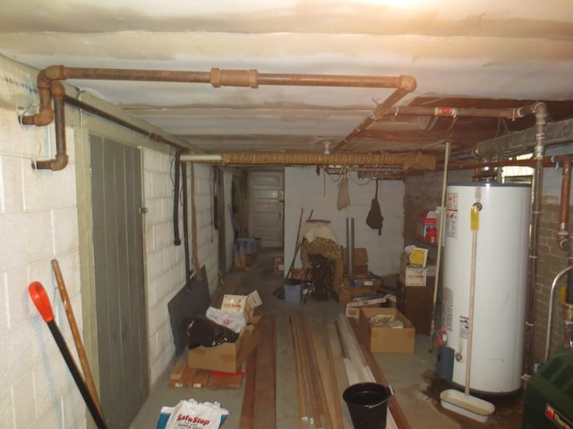 1642 W Olive Ave, Chicago, IL 60660 - unfinished below grade area with water heater