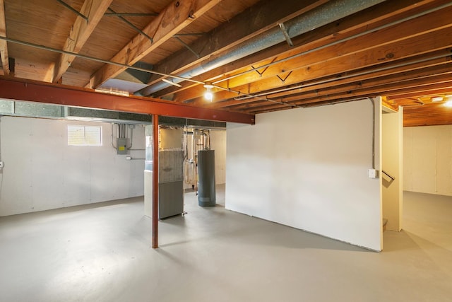 4117 186th Pl, Country Club Hills, IL 60478 - basement with water heater and heating unit