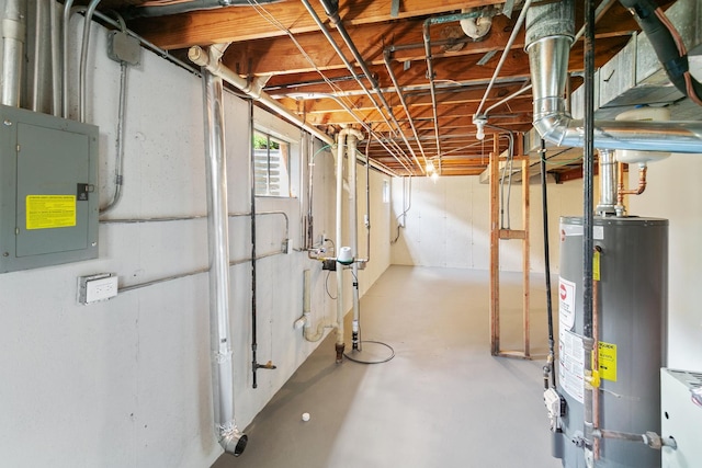 4117 186th Pl, Country Club Hills, IL 60478 - below grade area featuring water heater and electric panel
