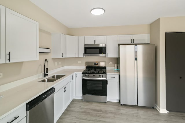 4117 186th Pl, Country Club Hills, IL 60478 - kitchen featuring appliances with stainless steel finishes, white cabinets, and light wood-type flooring