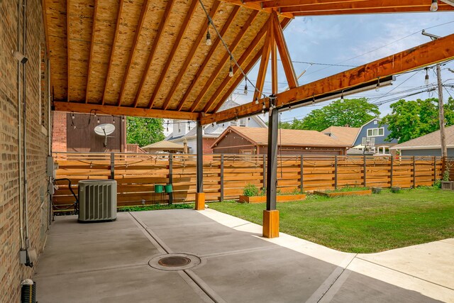 1833 Cuyler Ave, Berwyn, IL 60402 - fenced backyard featuring a patio