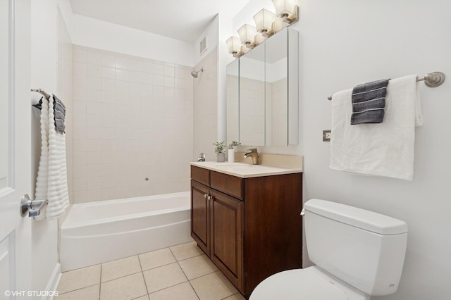 420 E Waterside Dr Unit 1103, Chicago, IL 60601 - full bathroom with vanity, shower / tub combination, and tile patterned floors