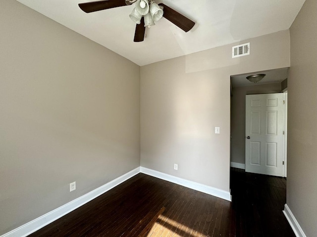 11022 S Vernon Ave, Chicago, IL 60628 - unfurnished room featuring dark wood finished floors and ceiling fan