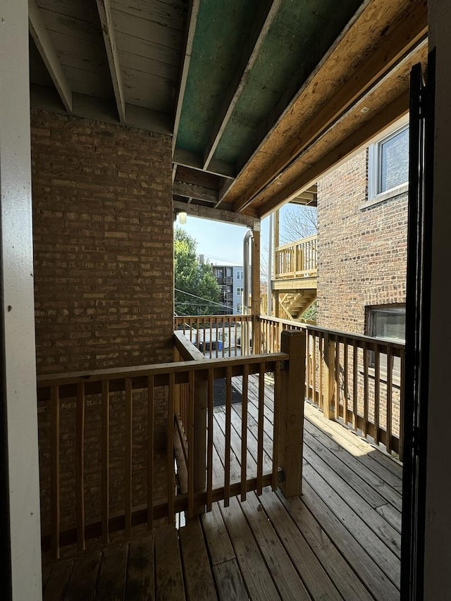 11022 S Vernon Ave, Chicago, IL 60628 - view of wooden terrace
