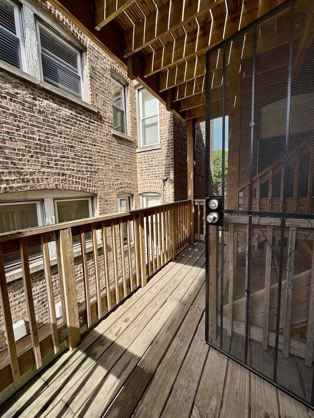 11022 S Vernon Ave, Chicago, IL 60628 - view of wooden deck