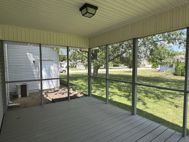 532 E 2nd St, Herscher, IL 60941 - unfurnished sunroom featuring healthy amount of natural light