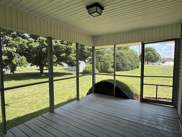 532 E 2nd St, Herscher, IL 60941 - view of unfurnished sunroom