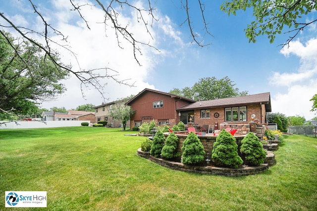 14463 S Canvasback Ct, Homer Glen, IL 60491 - rear view of property featuring brick siding