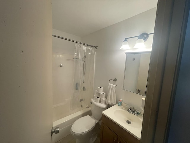 45 Nassau Colony Unit 4, Fox Lake, IL 60020 - bathroom featuring vanity and shower / bath combo with shower curtain