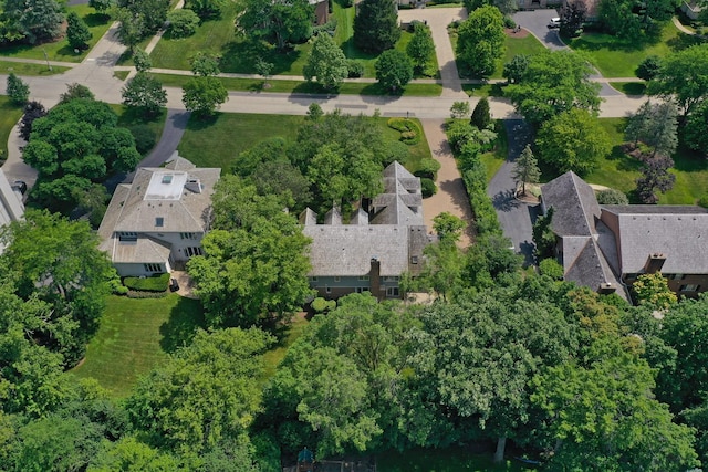 1280 Lawrence Ave, Lake Forest, IL 60045 - aerial view of property and surrounding area