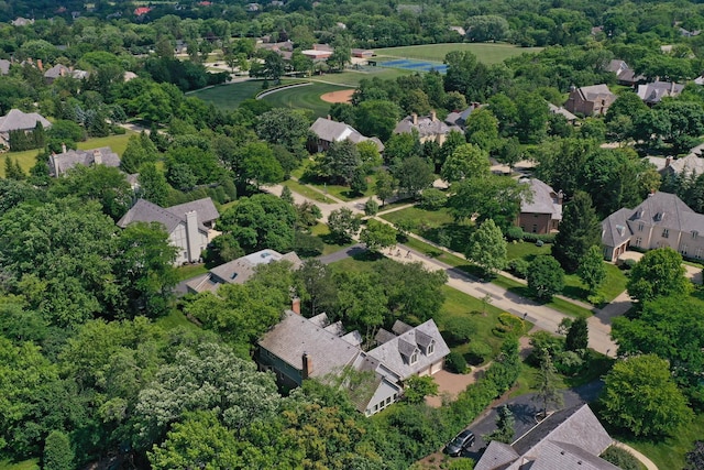 1280 Lawrence Ave, Lake Forest, IL 60045 - aerial perspective of suburban area