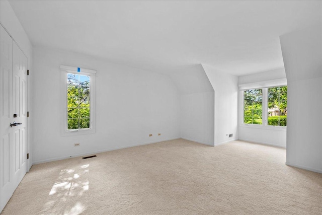 1280 Lawrence Ave, Lake Forest, IL 60045 - additional living space with light carpet and vaulted ceiling