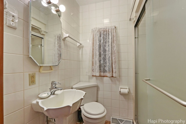 34719 N Nokomis Trl, Mchenry, IL 60051 - full bathroom with tile walls and a stall shower