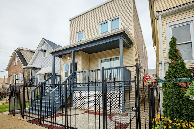 1931 N Leamington Ave, Chicago, IL 60639 - view of front of house featuring covered porch