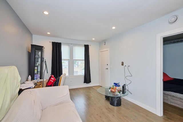 1931 N Leamington Ave, Chicago, IL 60639 - living area with wood finished floors and recessed lighting
