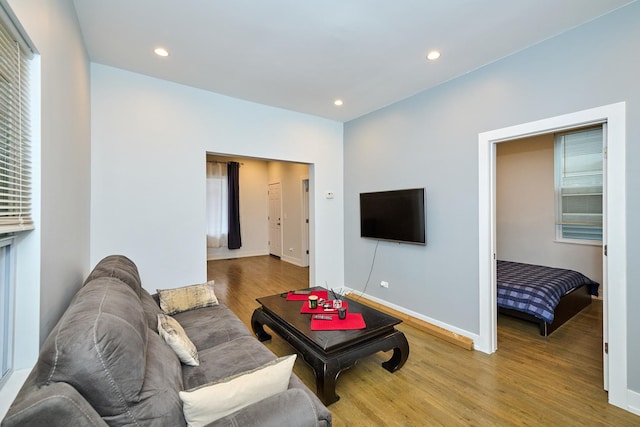 1931 N Leamington Ave, Chicago, IL 60639 - living room with wood finished floors and recessed lighting