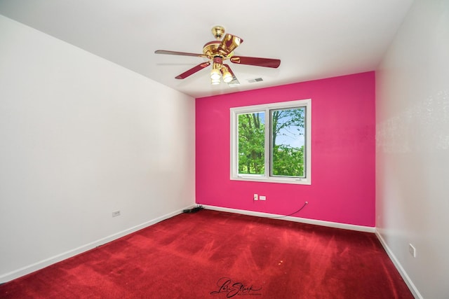 15516 Frontage Rd, Markham, IL 60428 - unfurnished room featuring ceiling fan and carpet