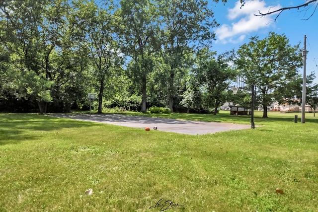 15516 Frontage Rd, Markham, IL 60428 - view of grassy yard with basketball court