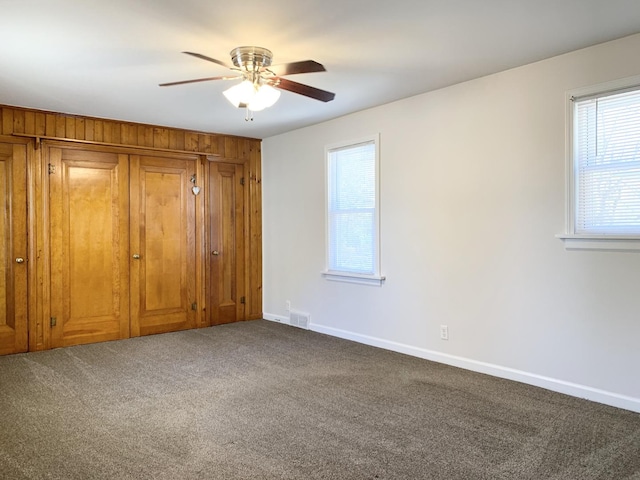 652 Beckman Dr, Kankakee, IL 60901 - unfurnished bedroom with carpet floors, a closet, and ceiling fan