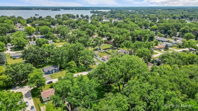 4421 Elmleaf Dr, Mchenry, IL 60051 - aerial view of residential area featuring a nearby body of water