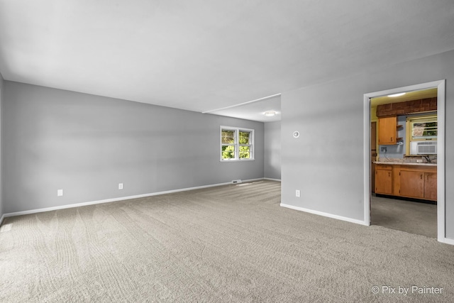 4421 Elmleaf Dr, Mchenry, IL 60051 - unfurnished living room featuring carpet and cooling unit