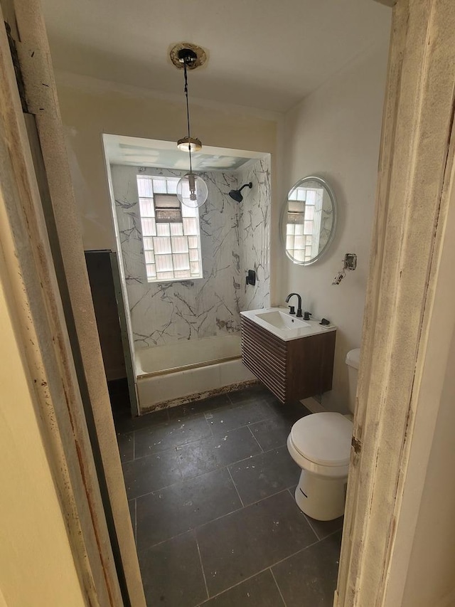 2854 S Central Park Ave, Chicago, IL 60623 - full bath featuring tile patterned floors, vanity, and plenty of natural light