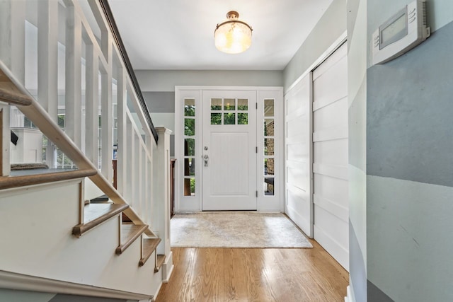 1507 Eton Ln, Naperville, IL 60565 - entrance foyer featuring wood finished floors and stairway