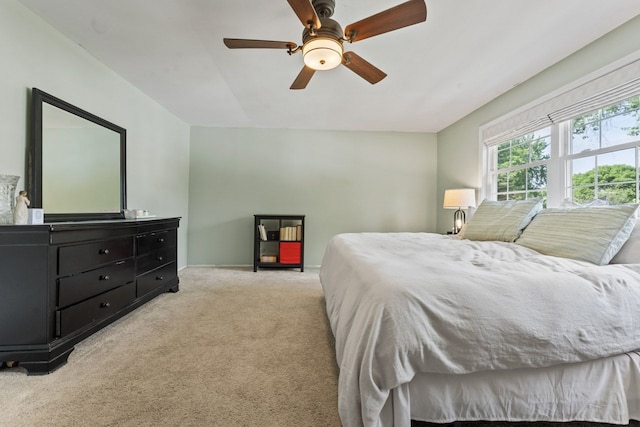 1507 Eton Ln, Naperville, IL 60565 - bedroom featuring light carpet and ceiling fan