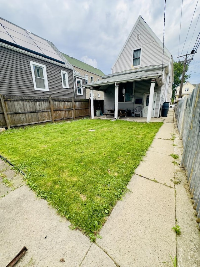 4817 W 28th St, Cicero, IL 60804 - rear view of property with a patio and a fenced backyard