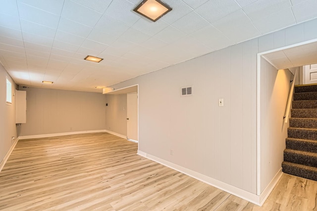 11341 S Spaulding Ave, Chicago, IL 60655 - finished basement featuring light wood-type flooring and stairs