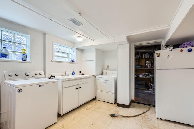 11341 S Spaulding Ave, Chicago, IL 60655 - laundry area featuring washer and dryer and cabinet space