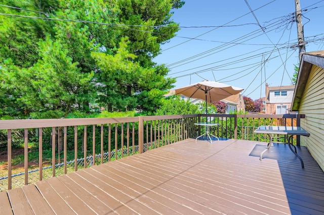 11341 S Spaulding Ave, Chicago, IL 60655 - view of wooden deck