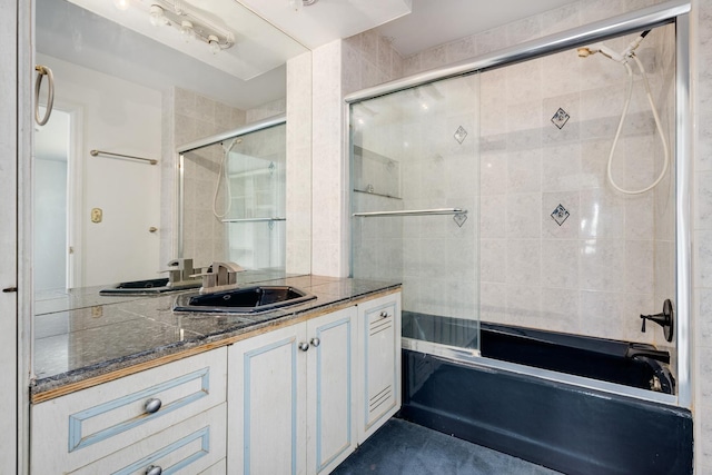 20020 Western Ave, Olympia Fields, IL 60461 - full bath featuring bath / shower combo with glass door and vanity