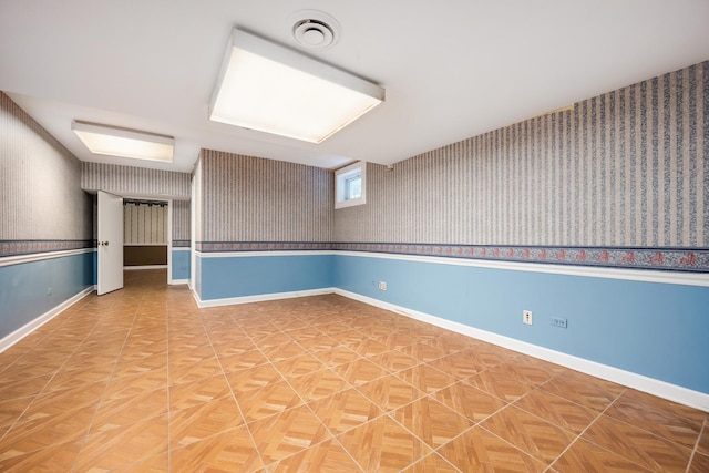 20020 Western Ave, Olympia Fields, IL 60461 - spare room featuring wallpapered walls