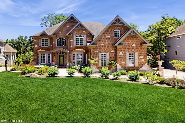 761 Reserve Ct, South Elgin, IL 60177 - view of front of property featuring brick siding and a front yard