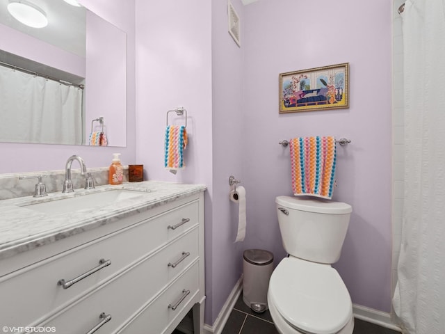 1339 Fowler Ave, Evanston, IL 60201 - full bathroom featuring vanity and tile patterned floors