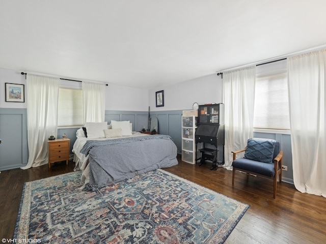 1339 Fowler Ave, Evanston, IL 60201 - bedroom featuring wainscoting and wood finished floors