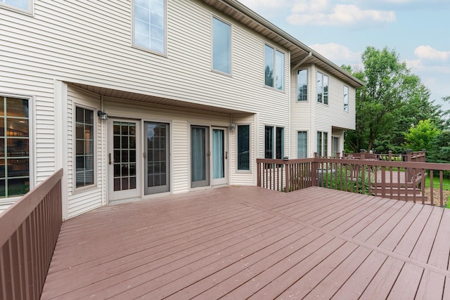 4 Meadow Trl W, Dekalb, IL 60115 - view of wooden deck