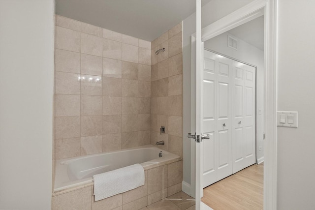 377 Aaron Ln, Bolingbrook, IL 60440 - full bathroom with tiled shower / bath and tile patterned flooring