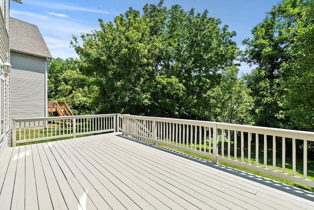 377 Aaron Ln, Bolingbrook, IL 60440 - view of wooden terrace