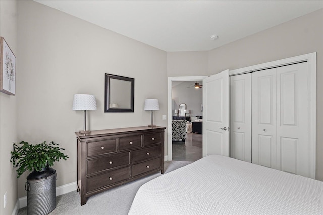 3013 E Stillwater Lndg Unit 3013, Urbana, IL 61802 - bedroom featuring a closet and light carpet
